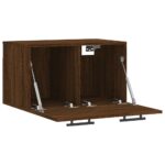 Armoire murale Chêne marron 60x36,5x35 cm Bois d'ingénierie – Image 4