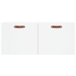 Armoire murale blanc 80x36,5x35 cm bois d'ingénierie – Image 3