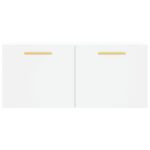 Armoire murale blanc 80x36,5x35 cm bois d'ingénierie – Image 3
