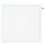 Armoire murale blanc 80x36,5x35 cm bois d'ingénierie – Image 5