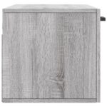 Armoire murale sonoma gris 80x36,5x35 cm bois d'ingénierie – Image 5