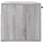 Armoire murale sonoma gris 80x36,5x35 cm bois d'ingénierie – Image 5