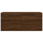 Armoire murale chêne marron 80x36,5x35 cm bois d'ingénierie – Image 3