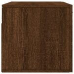 Armoire murale chêne marron 80x36,5x35 cm bois d'ingénierie – Image 5