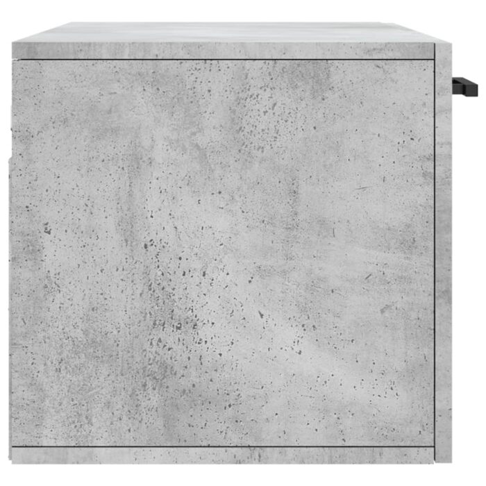 Armoire murale gris béton 80x36,5x35 cm bois d'ingénierie – Image 5