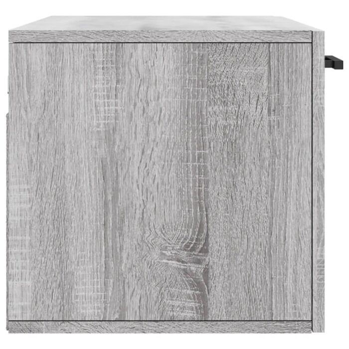 Armoire murale sonoma gris 80x36,5x35 cm bois d'ingénierie – Image 5
