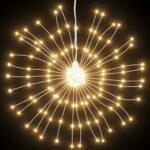 Étoile rayonnante de Noël 140 LED 2 pcs blanc chaud 17 cm – Image 2