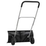 Pelle à neige avec poignée extensible noir 66 cm lame en acier – Image 3
