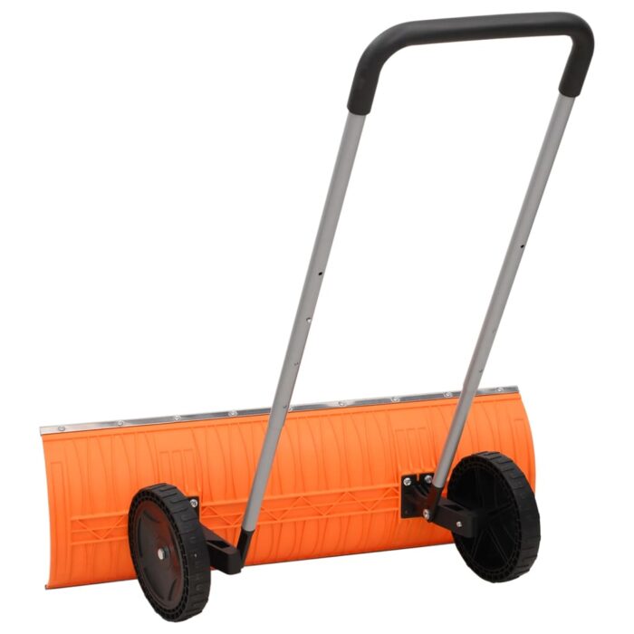 Pelle à neige avec poignée extensible orange 96cm lame en acier – Image 3