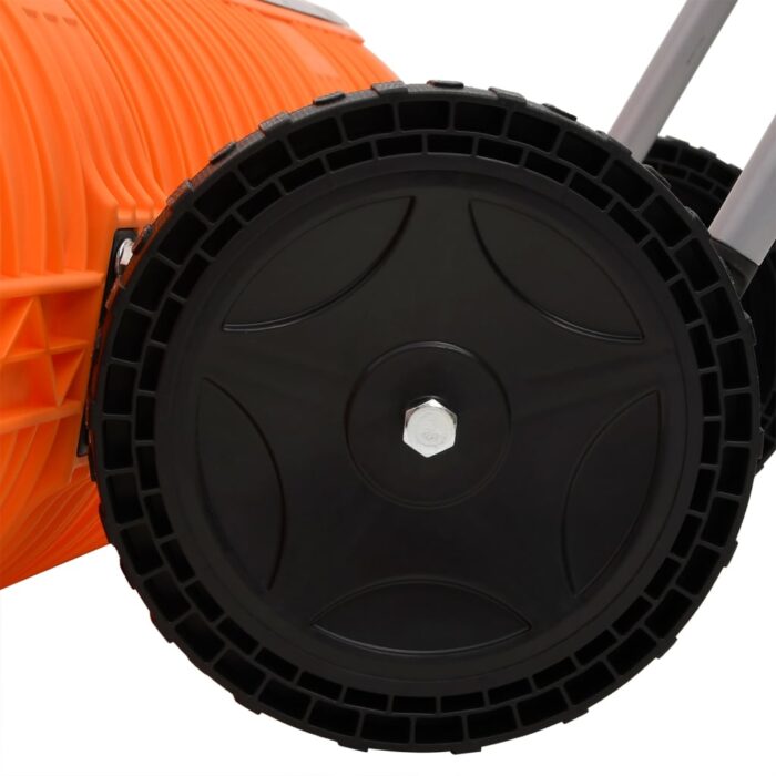 Pelle à neige avec poignée extensible orange 96cm lame en acier – Image 5