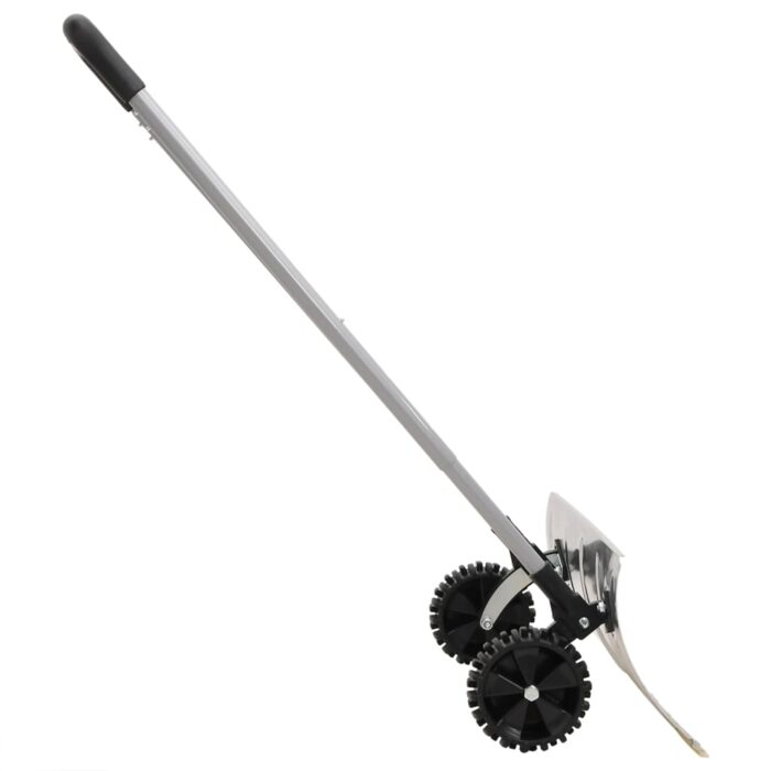 Pelle à neige et poignée extensible argenté 61 cm lame en acier – Image 2