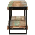 Meuble TV 140x30x40 cm bois massif de récupération – Image 2