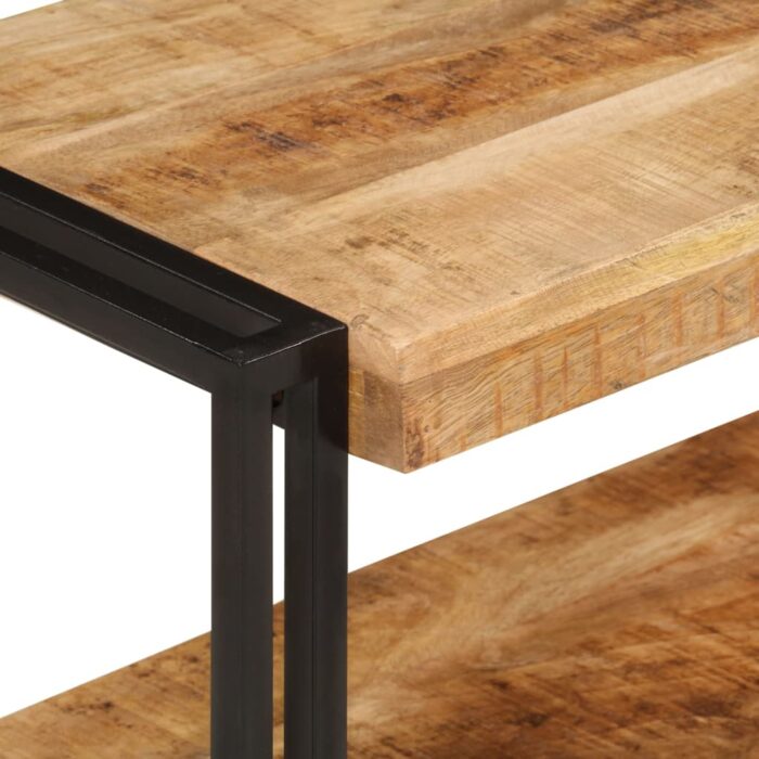Meuble TV 180x30x40 cm bois massif de manguier – Image 4