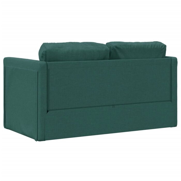 VXL8720845952631_g_en_hd_5.jpg Canapé-lit 2 en 1 vert foncé 112x174x55 cm tissu – Image 5