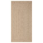 Tapis ZIZUR 80x150 cm aspect de jute intérieur et extérieur – Image 2