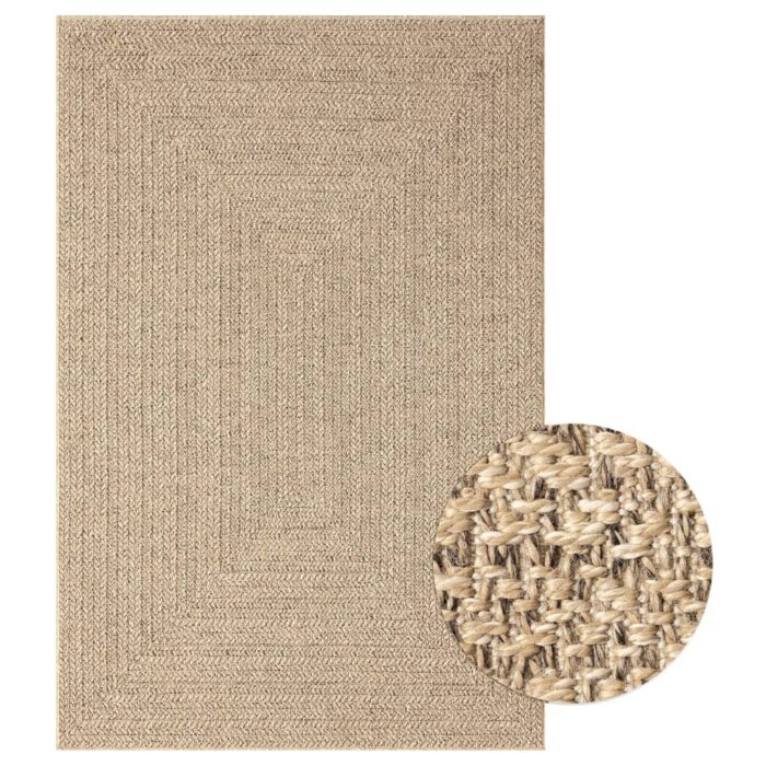 VXL8720845956370_a_en_hd_1.jpg Tapis ZIZUR 140x200 cm aspect de jute intérieur et extérieur – Image 1