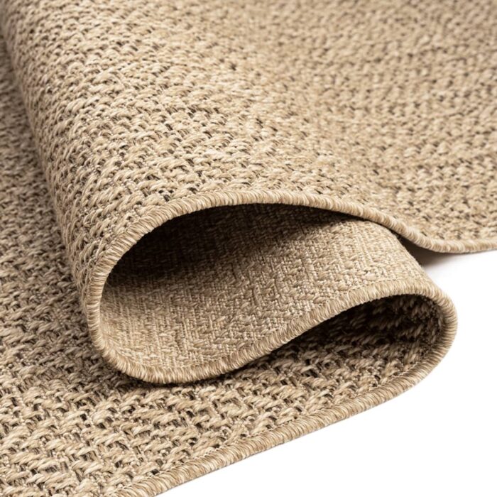 Tapis ZIZUR 140x200 cm aspect de jute intérieur et extérieur – Image 3