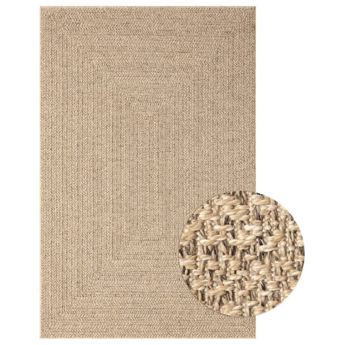 Tapis ZIZUR 160x230 cm aspect de jute intérieur et extérieur – Image 1