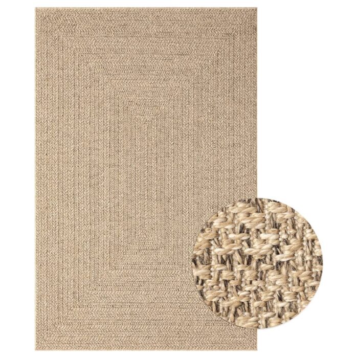 Tapis ZIZUR 200x290 cm aspect de jute intérieur et extérieur – Image 1