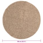 Tapis ZIZUR 90 cm aspect de jute intérieur et extérieur – Image 8