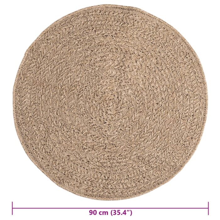 Tapis ZIZUR 90 cm aspect de jute intérieur et extérieur – Image 8