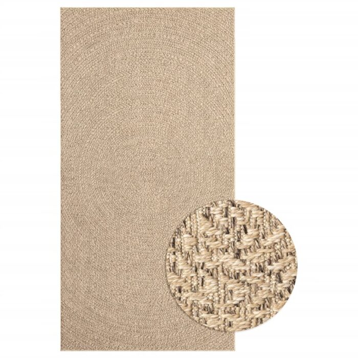 Tapis ZIZUR 80x150 cm aspect de jute intérieur et extérieur – Image 1