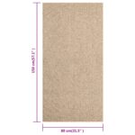 Tapis ZIZUR 80x150 cm aspect de jute intérieur et extérieur – Image 6