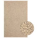 Tapis ZIZUR 200x290 cm aspect de jute intérieur et extérieur