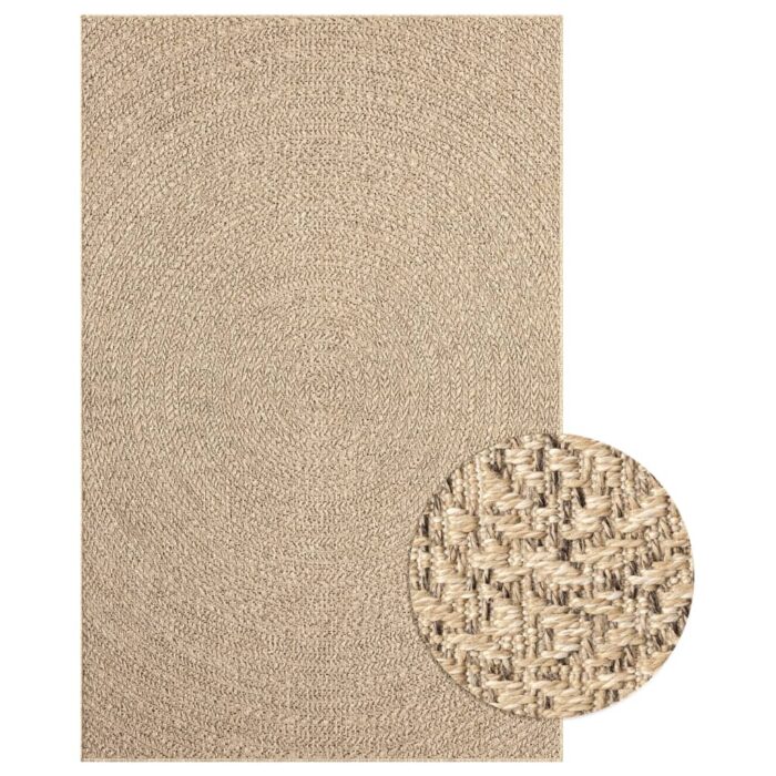 Tapis ZIZUR 200x290 cm aspect de jute intérieur et extérieur – Image 1