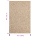 Tapis ZIZUR 200x290 cm aspect de jute intérieur et extérieur – Image 6