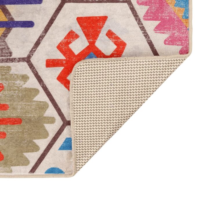 Tapis lavable multicolore 190x300 cm antidérapant – Image 2