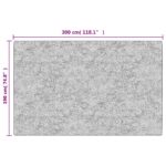 Tapis lavable multicolore 190x300 cm antidérapant – Image 6