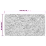 Tapis lavable multicolore 80x150 cm antidérapant – Image 6