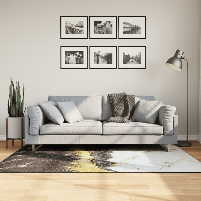 Tapis lavable multicolore 120x180 cm antidérapant – Image 1