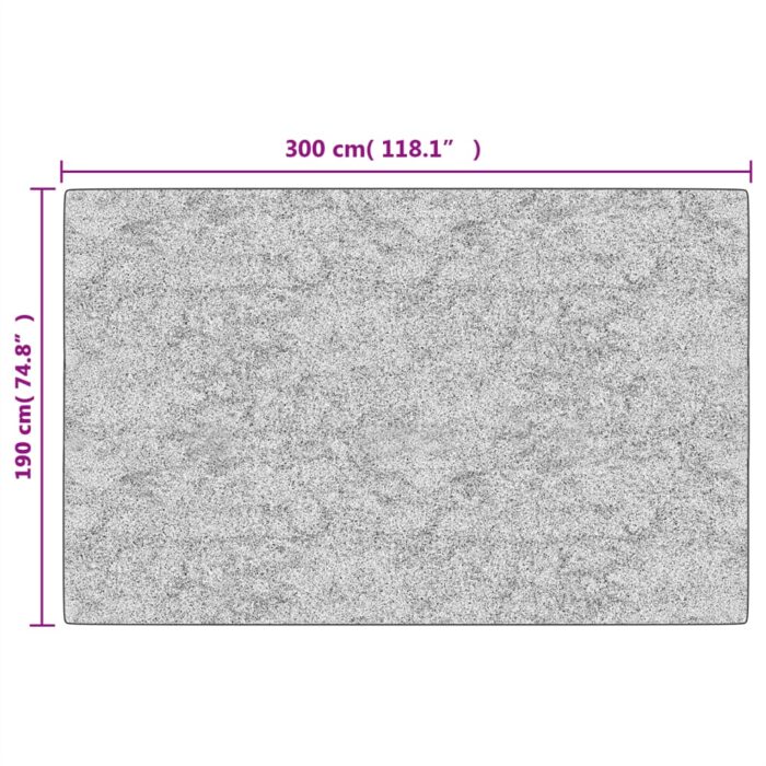 Tapis lavable multicolore 190x300 cm antidérapant – Image 6