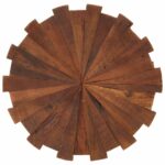 Tables basses 2 pcs bois massif récupéré et fer – Image 3