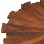 Tables basses 2 pcs bois massif récupéré et fer – Image 4