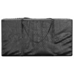 Sac de rangement pour sapin de Noël noir 150x75x75 cm PE – Image 2