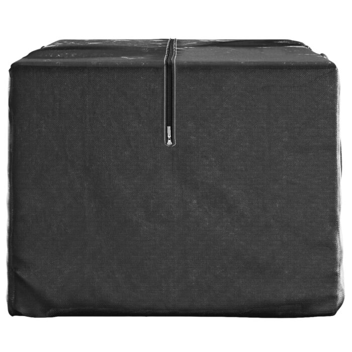 Sac de rangement pour sapin de Noël noir 150x75x75 cm PE – Image 3