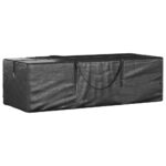 Sacs de rangement pour sapin de Noël 2 pcs noir polyéthylène – Image 2