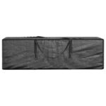 Sacs de rangement pour sapin de Noël 2 pcs noir polyéthylène – Image 3