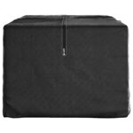 Sacs de rangement pour sapin de Noël 2 pcs noir polyéthylène – Image 4