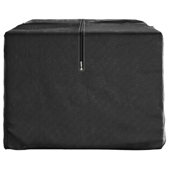 Sacs de rangement pour sapin de Noël 2 pcs noir polyéthylène – Image 4
