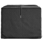 Sacs de rangement pour sapin de Noël 2 pcs noir polyéthylène – Image 4