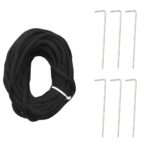 Sapin de Noël à LED sur mât de drapeau 200 LED blanc 180 cm – Image 7