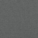 Fauteuil inclinable avec repose-pieds gris foncé tissu – Image 6