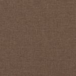 Fauteuil inclinable avec repose-pieds marron tissu – Image 6