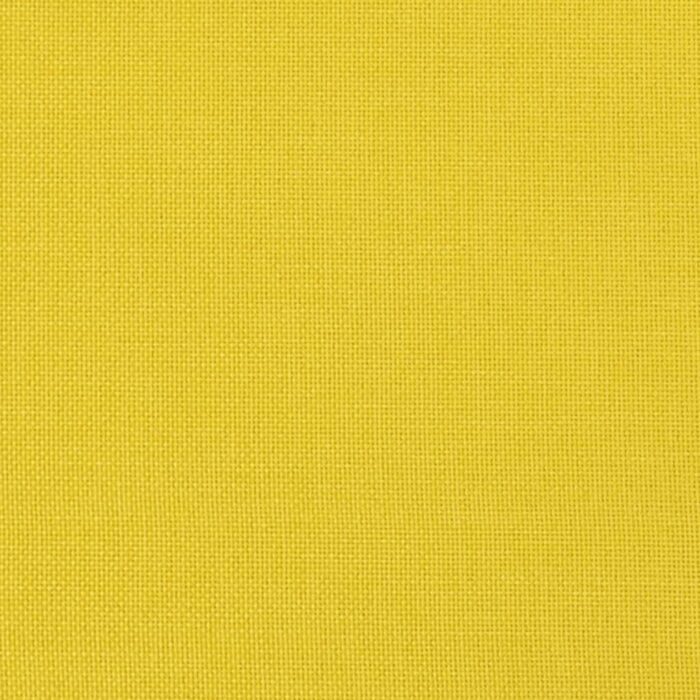 Fauteuil inclinable avec repose-pieds jaune clair tissu – Image 6