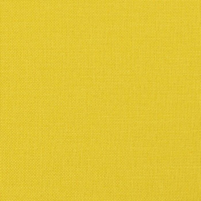 Fauteuil inclinable de massage repose-pieds jaune clair tissu – Image 8