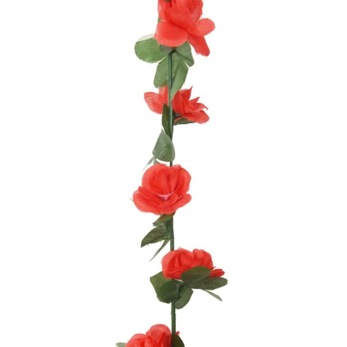 Guirlandes de fleurs de Noël 6 pcs rouge 250 cm – Image 5